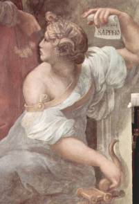 Die Kurtisane Imperia. Gemälde von Rafael, 16. Jhd.